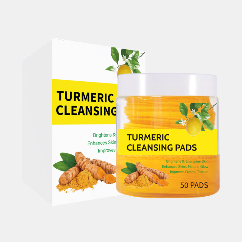 Alojalife-Kojic Acid Turmeric Cleansing Pads-50 Pads-Yellow Color-Product Images