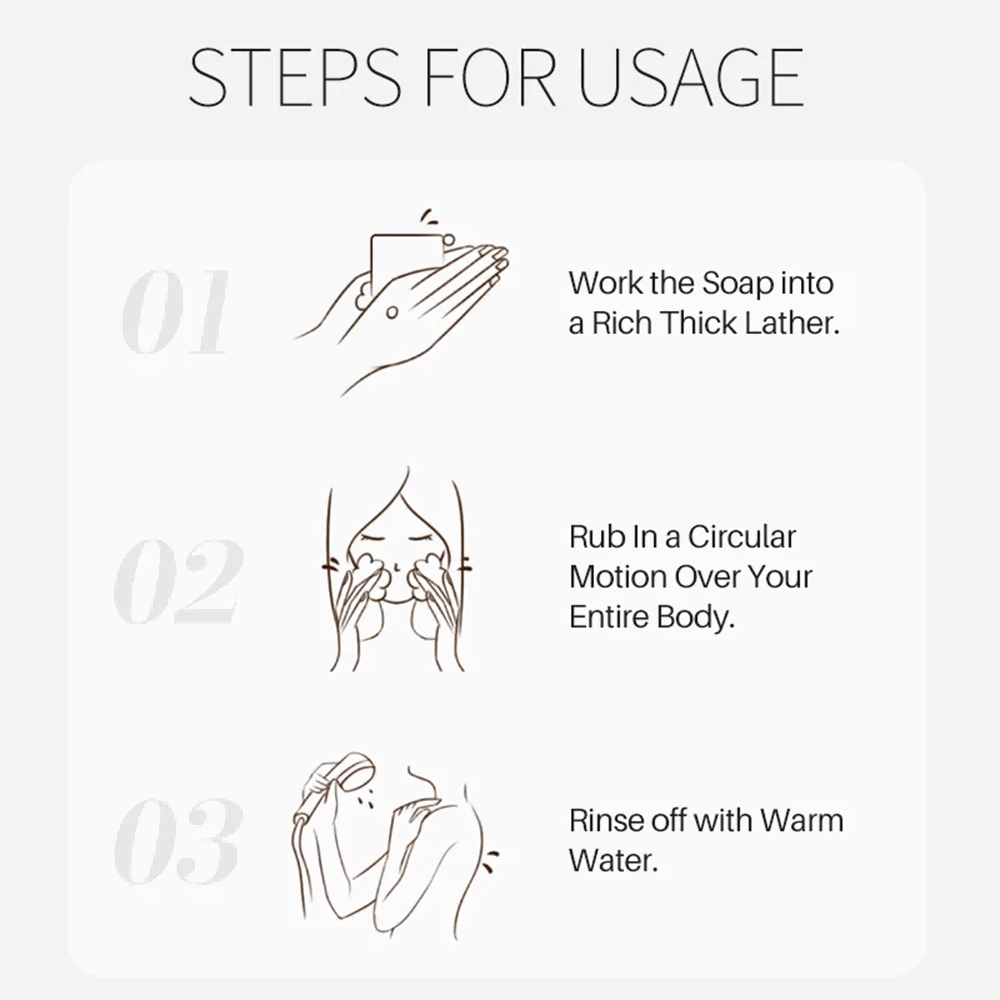 Alojalife-Turmeric Lemon Kojic Acid Soap-Orange Color-Instructions