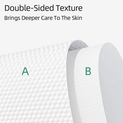 100% Natural Biodegradable Cotton Bagged Face Towel (80Ct)