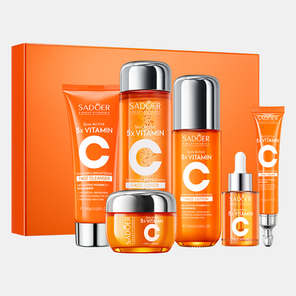 5x Vitamin C Whitening and Brightening Skin Care Gift Set