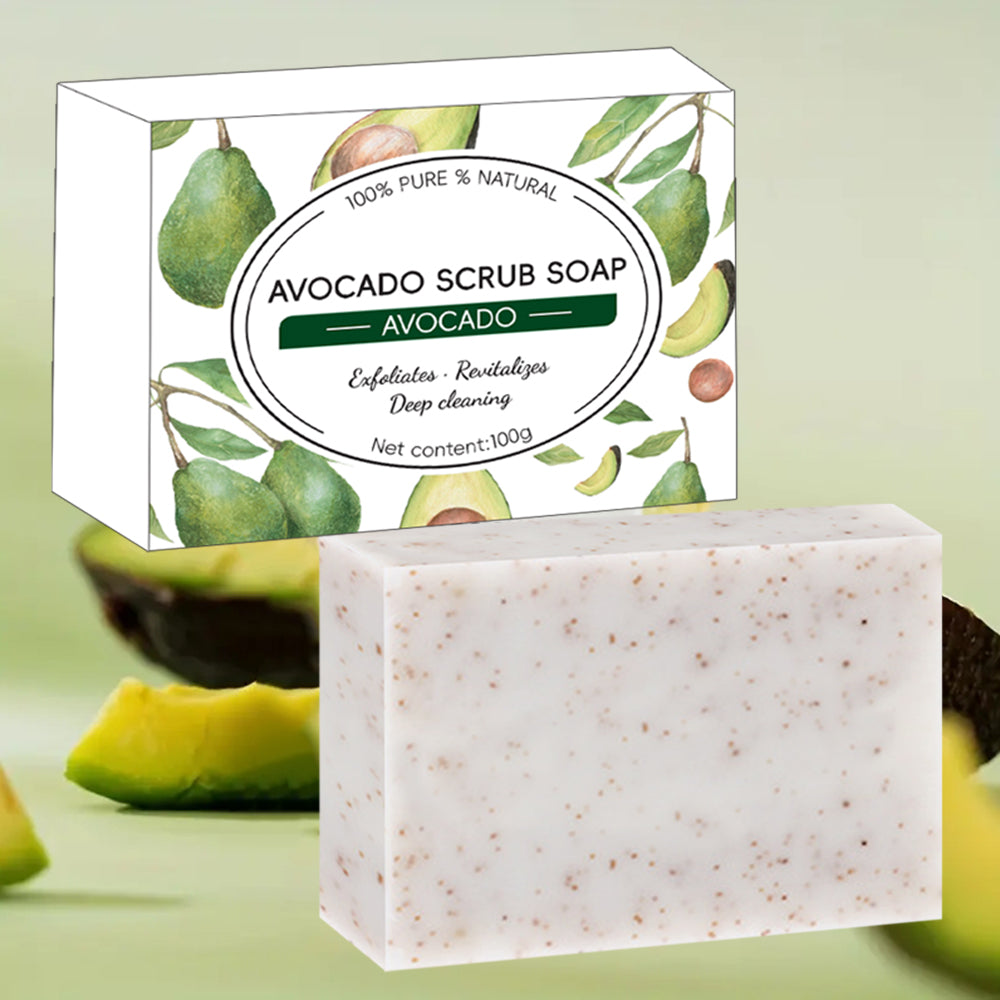 Walnut Avocado Scrub Soap