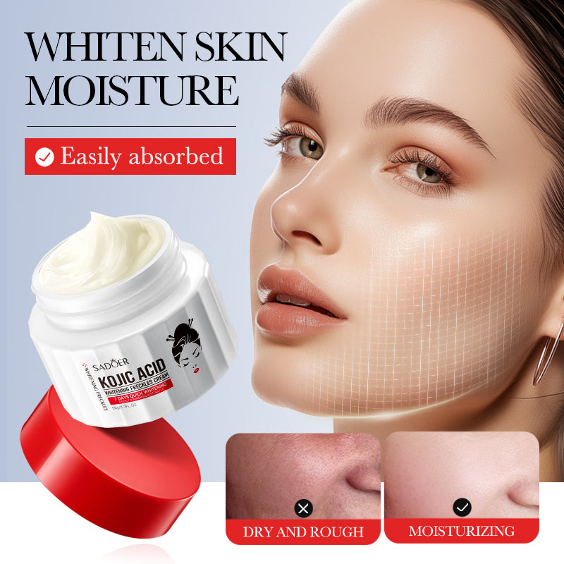 Alojalife-Bottled Kojic Acid Whitening and Anti-freckle Facial Cream-1.7oz-Customer Feedback Images