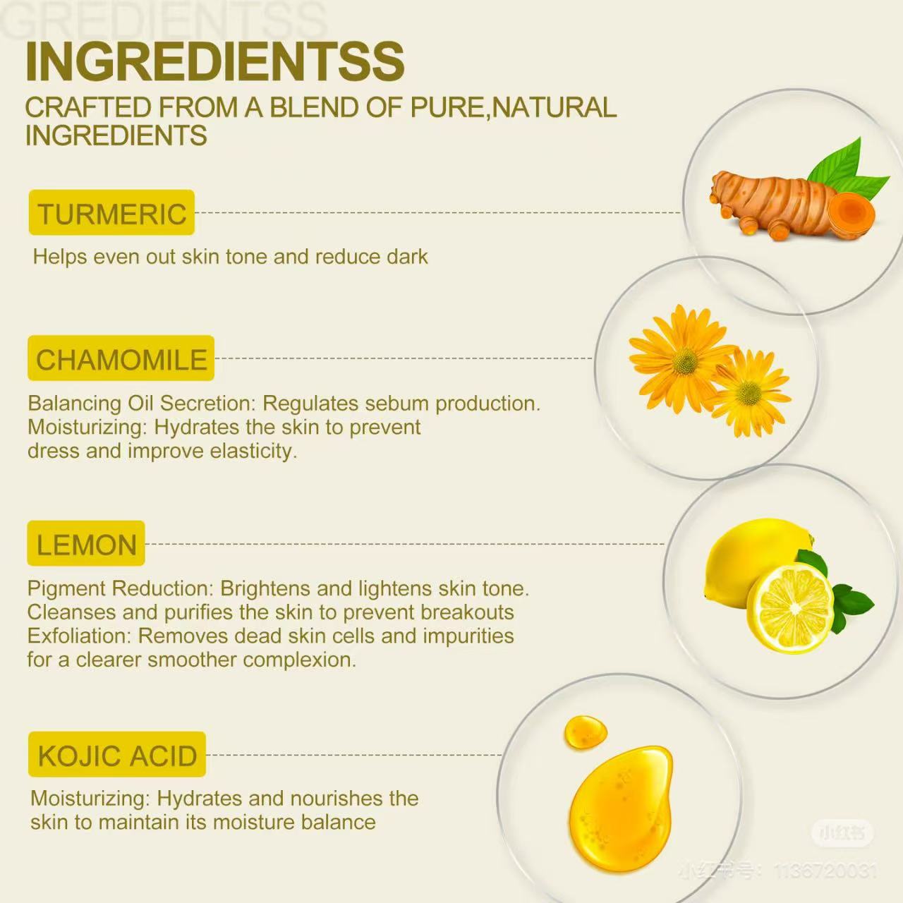 Kojic Acid Turmeric Cleansing Pads