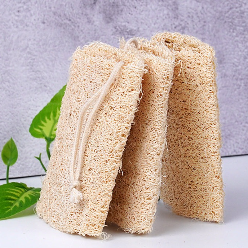 Natural Loofah Sponges for Shower Scrubbing