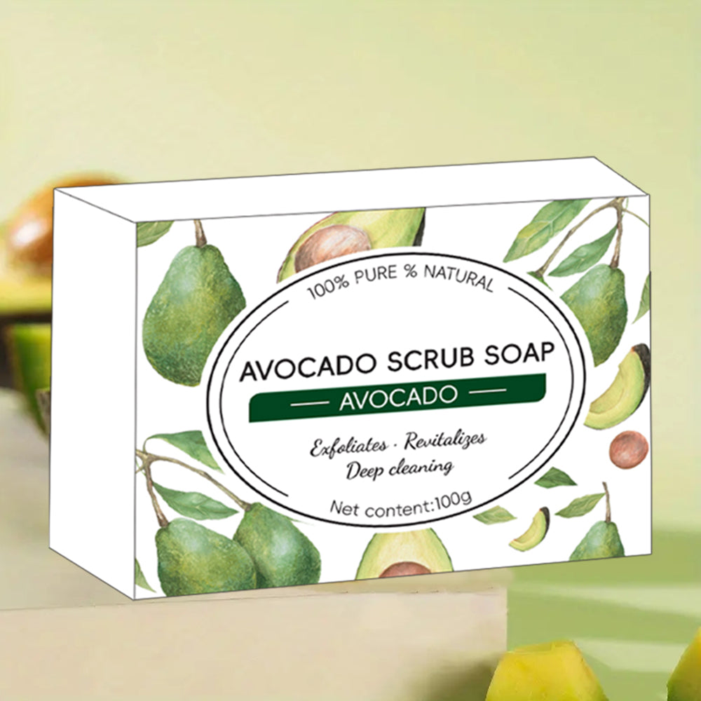 Walnut Avocado Scrub Soap