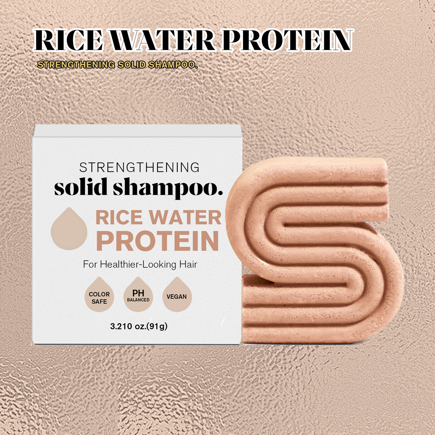 Rice Water Shampoo Bar for Hair Growth