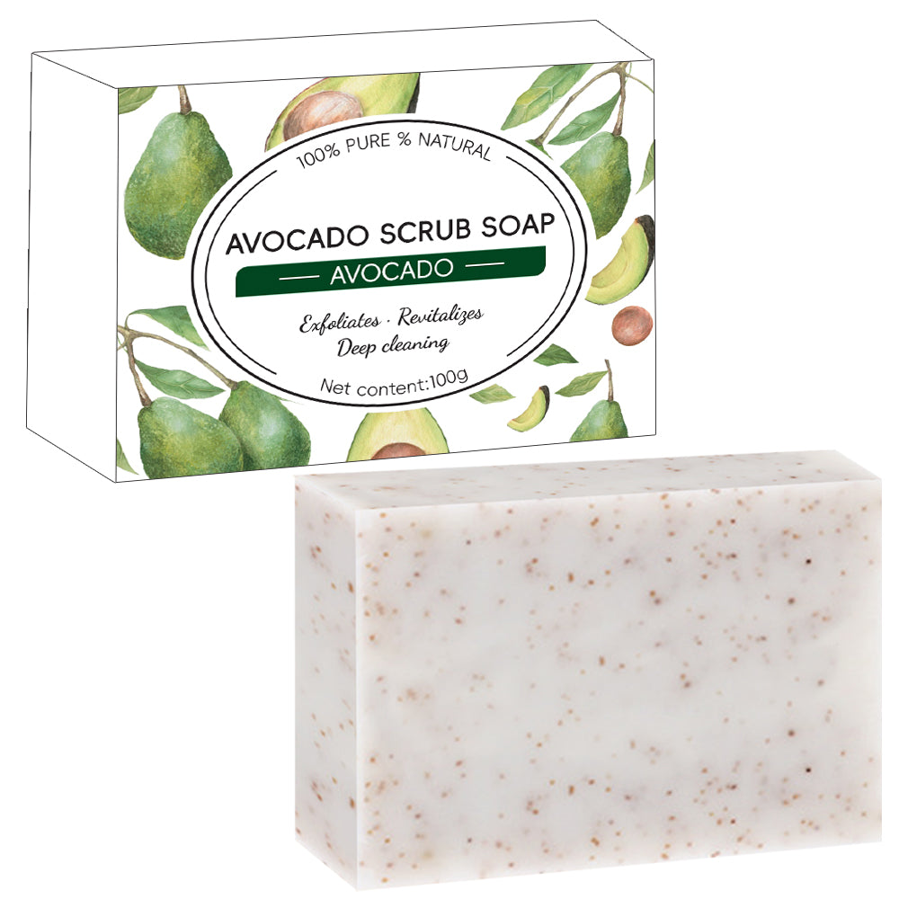 Walnut Avocado Scrub Soap