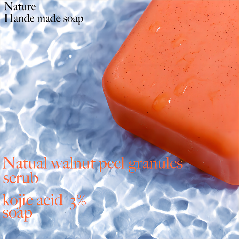 Orange Kojic Acid Scrub Soap (2 Pack)