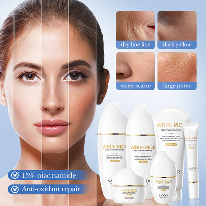 White Rice Niacinamide Moisturizing Gift Set