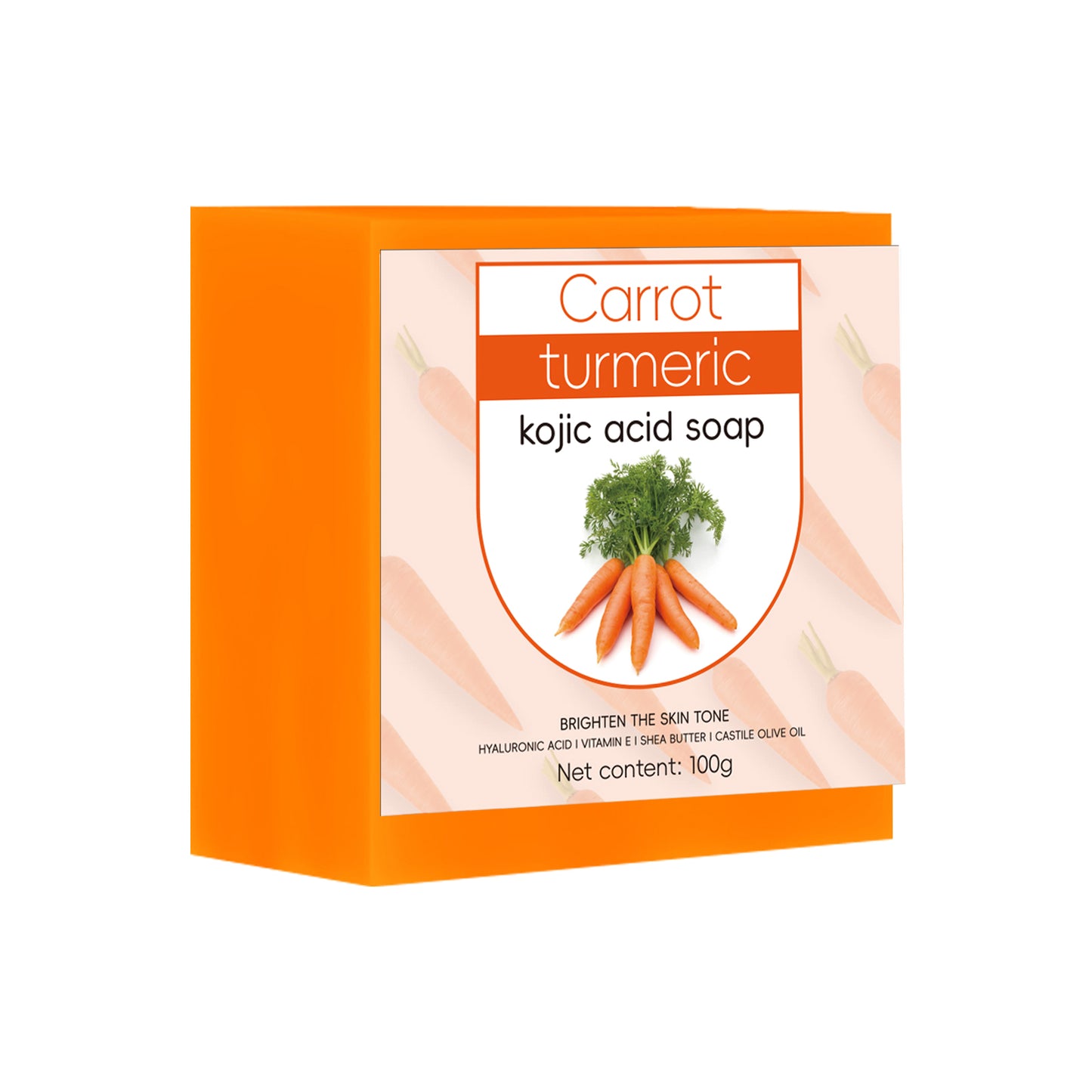 Carrot Turmeric Kojic Acid Soap