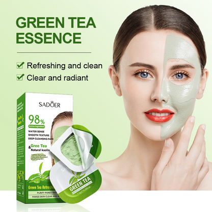 Green Tea Clay Mask Set (8 Pcs)