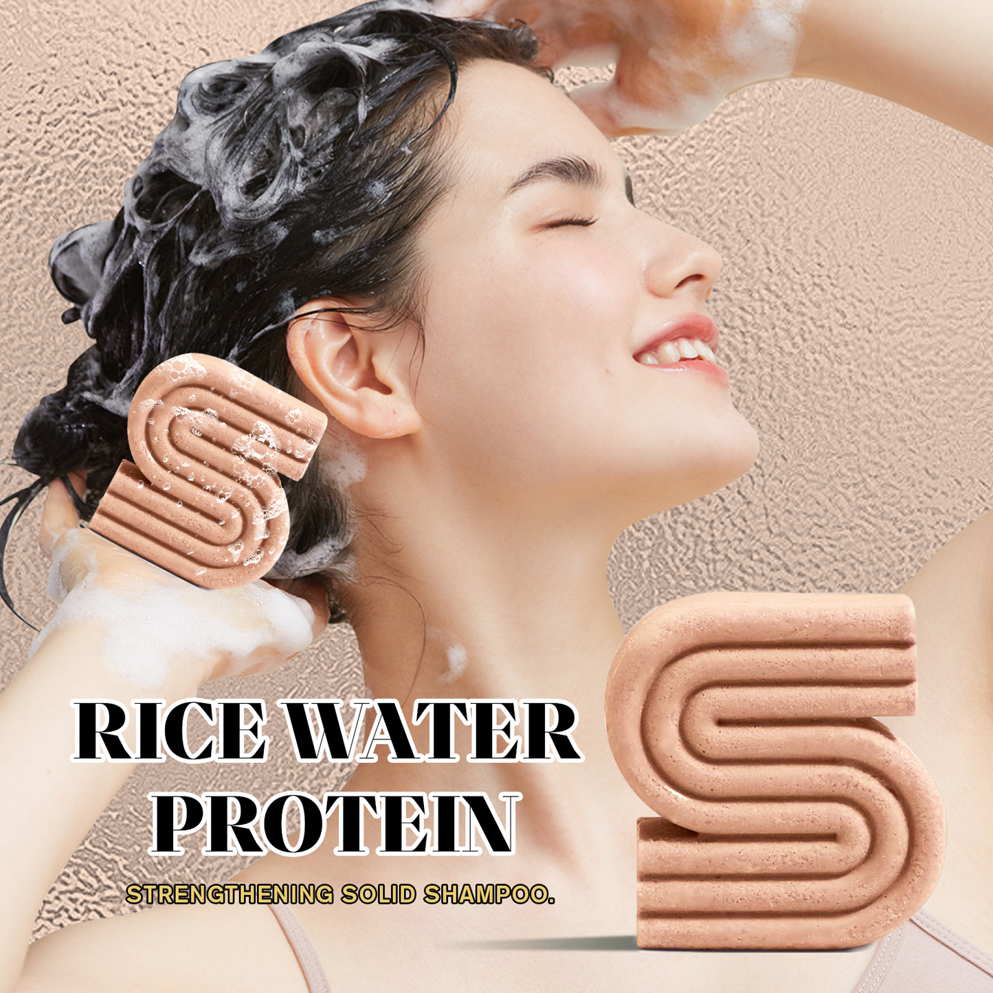 Rice Water Shampoo Bar for Hair Growth