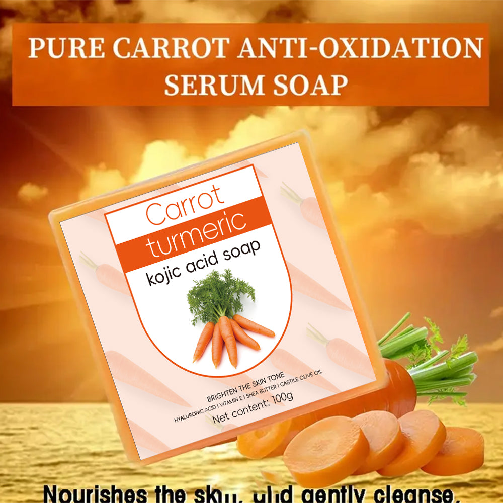 Carrot Turmeric Kojic Acid Soap