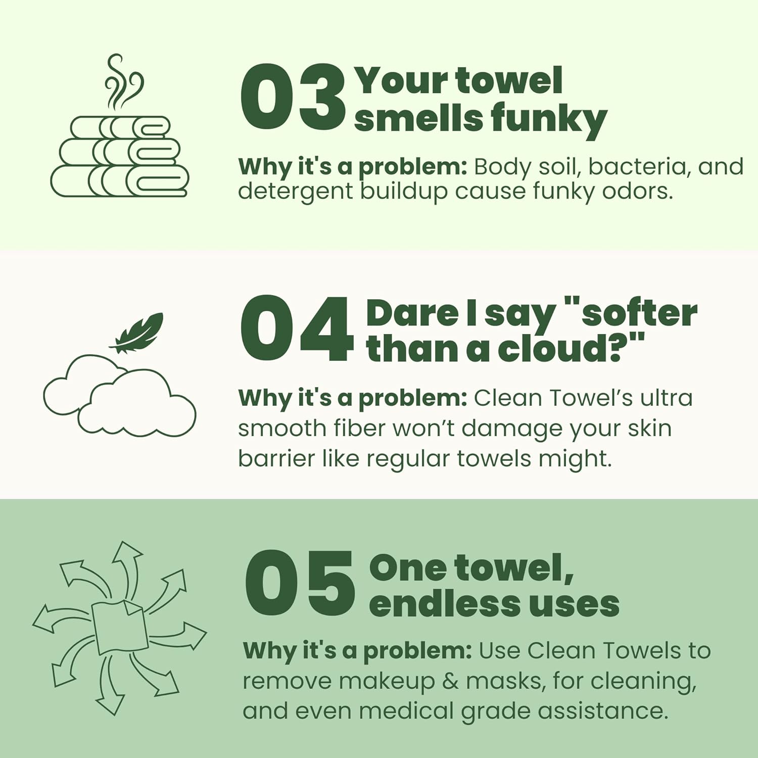 Alojalife-Ultra Soft Bamboo Viscose Clean Towels (XL, 50Ct)-Product Benefits