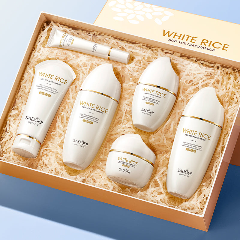 White Rice Niacinamide Moisturizing Gift Set