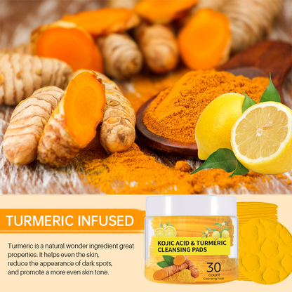 Kojic Acid Turmeric Cleansing Pads