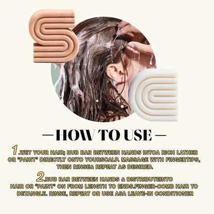 Rice Water Shampoo Bar for Hair Growth