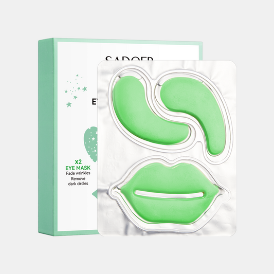 Aloe Vera Eye Mask-Lip Mask Combination Set