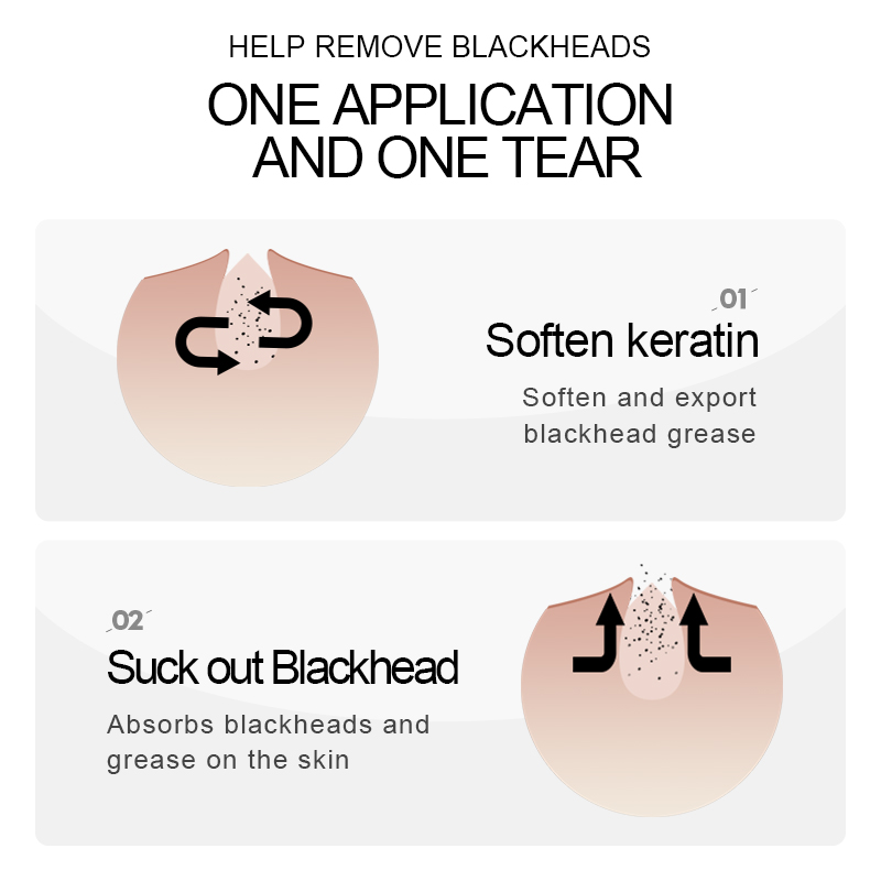 Alojalife-Blackhead Removing Bamboo Charcoal Nose Mask-6g×10pcs-Black Color-Product Benefits