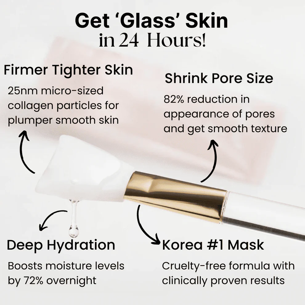 Alojalife Collagen Overnight Wrapping Peel Off Facial Mask 2.53 fl. oz. / 75ml-Product Benefits