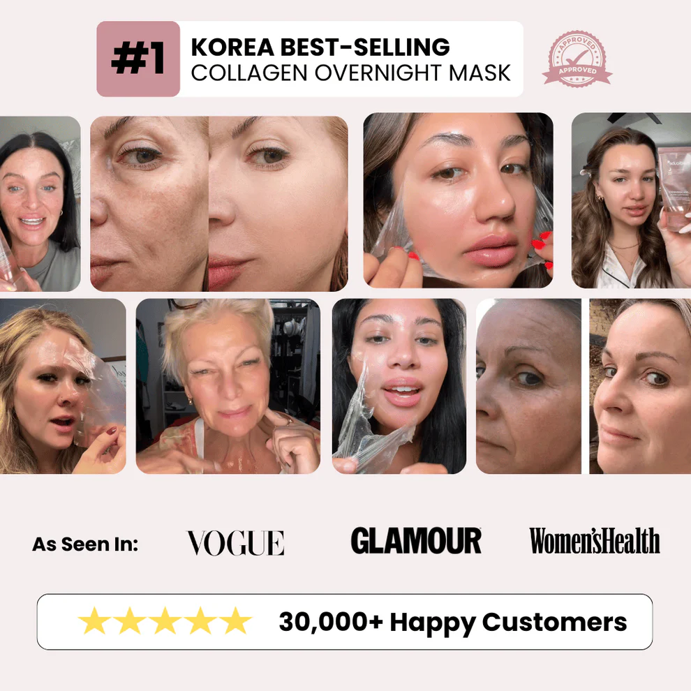 Alojalife Collagen Overnight Wrapping Peel Off Facial Mask 2.53 fl. oz. / 75ml-Customer feedback photos