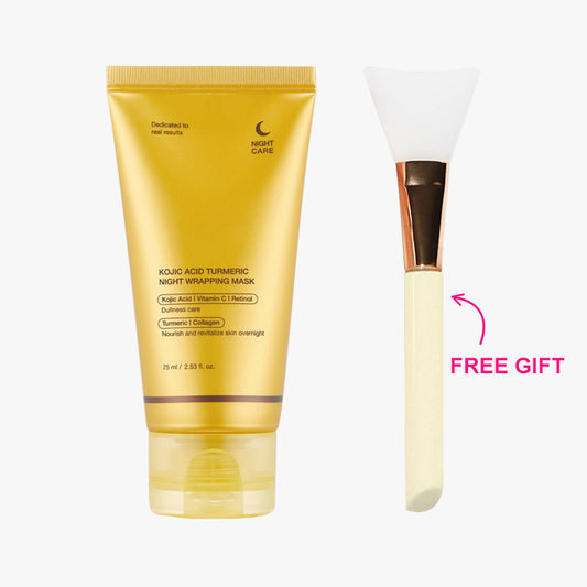 Kojic Acid Tumeric Overnight Peel Off Facial Mask