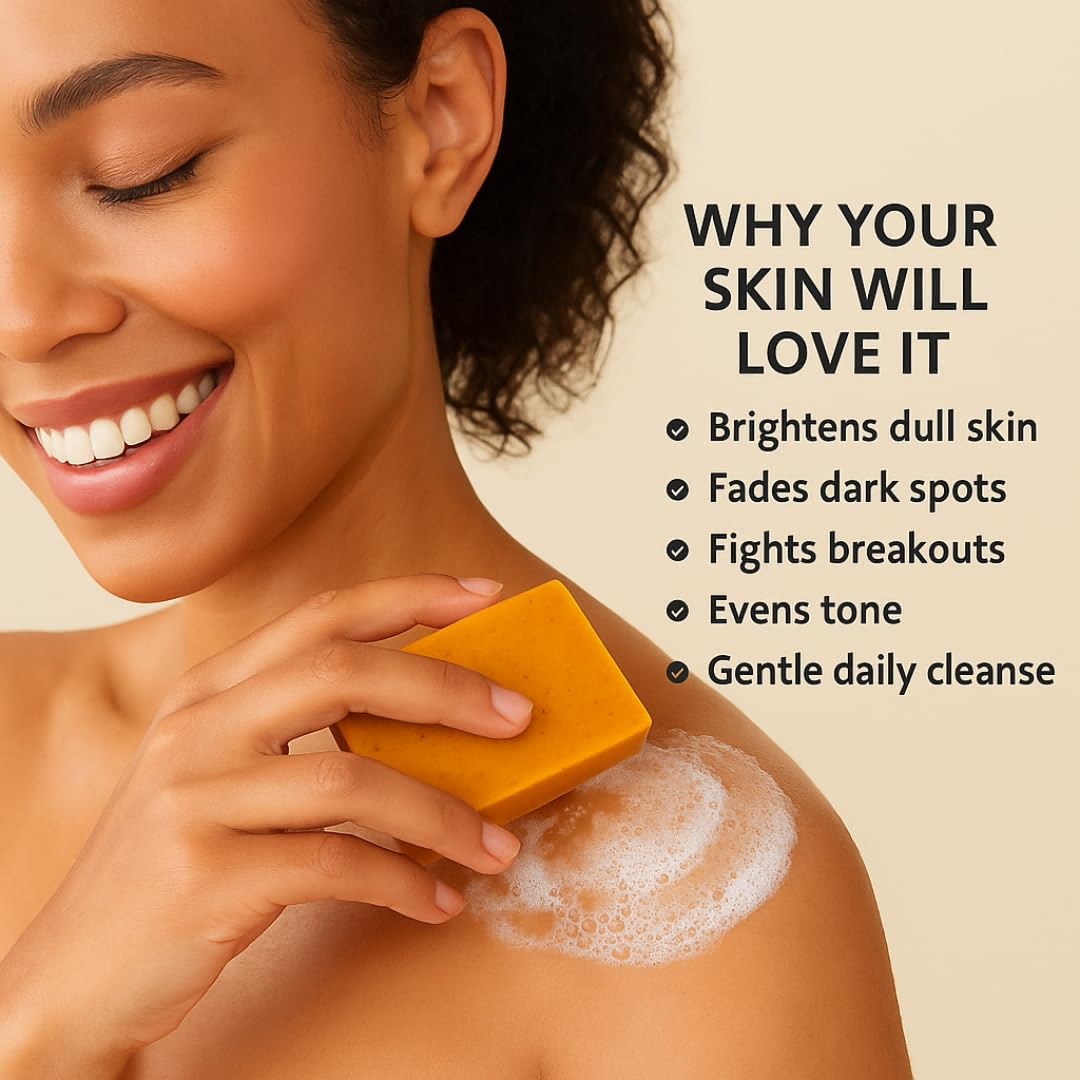 Alojalife-Turmeric Lemon Kojic Acid Soap-Yellow Colour-Advantages