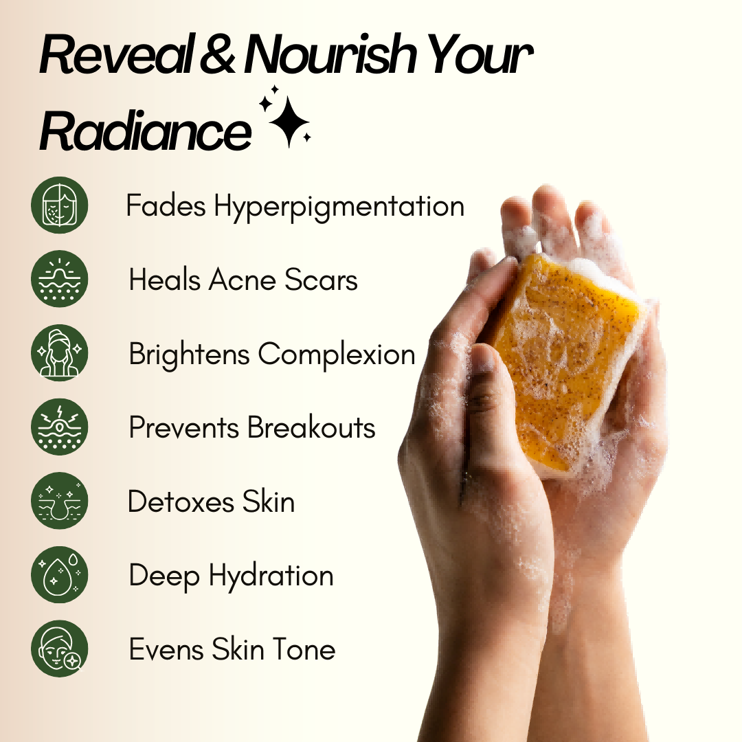 Alojalife-Turmeric Lemon Kojic Acid Soap-Yellow Colour-Component Analysis