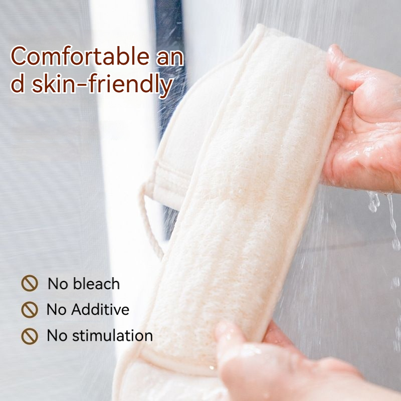 Alojalife-Natural Loofah Back Scrubber-Primary Colour
