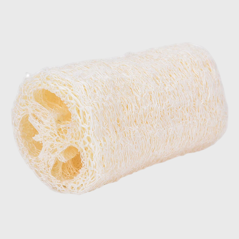 Alojalife-Natural Loofah Sponges for Shower Scrubbing-White Colour