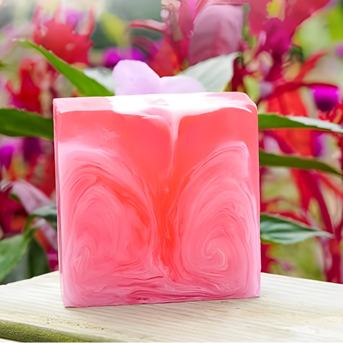 Alojalife-Natural Rose Yoni Soap Bar-Pink Color-Product Images
