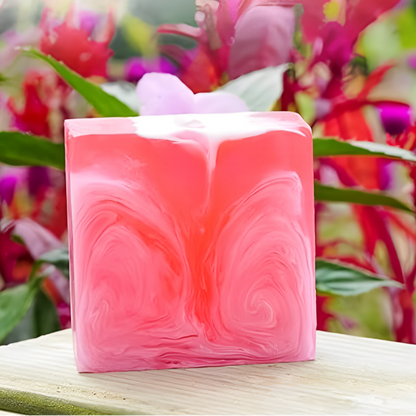 Alojalife-Natural Rose Yoni Soap Bar-Pink Color-Product Images