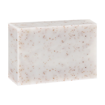 Alojalife-Natural Organic Walnut Avocado Scrub Soap Bars with Foaming Net-White Color-Product Images