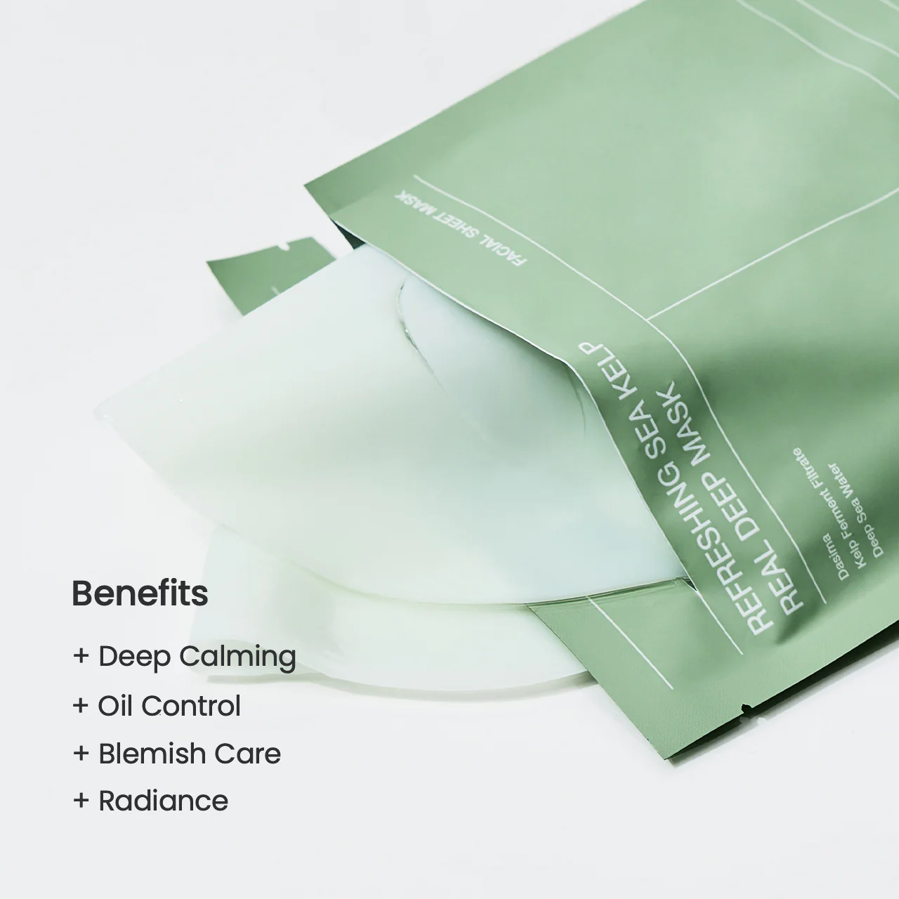 Alojalife Refreshing Sea kelp Real Deep Mask 1.19 oz×4pcs-Product Benefits
