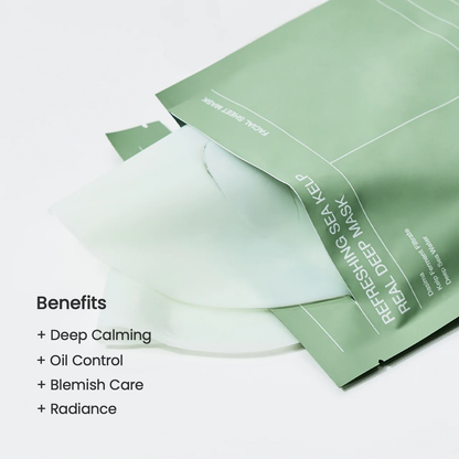 Alojalife Refreshing Sea kelp Real Deep Mask 1.19 oz×4pcs-Product Benefits