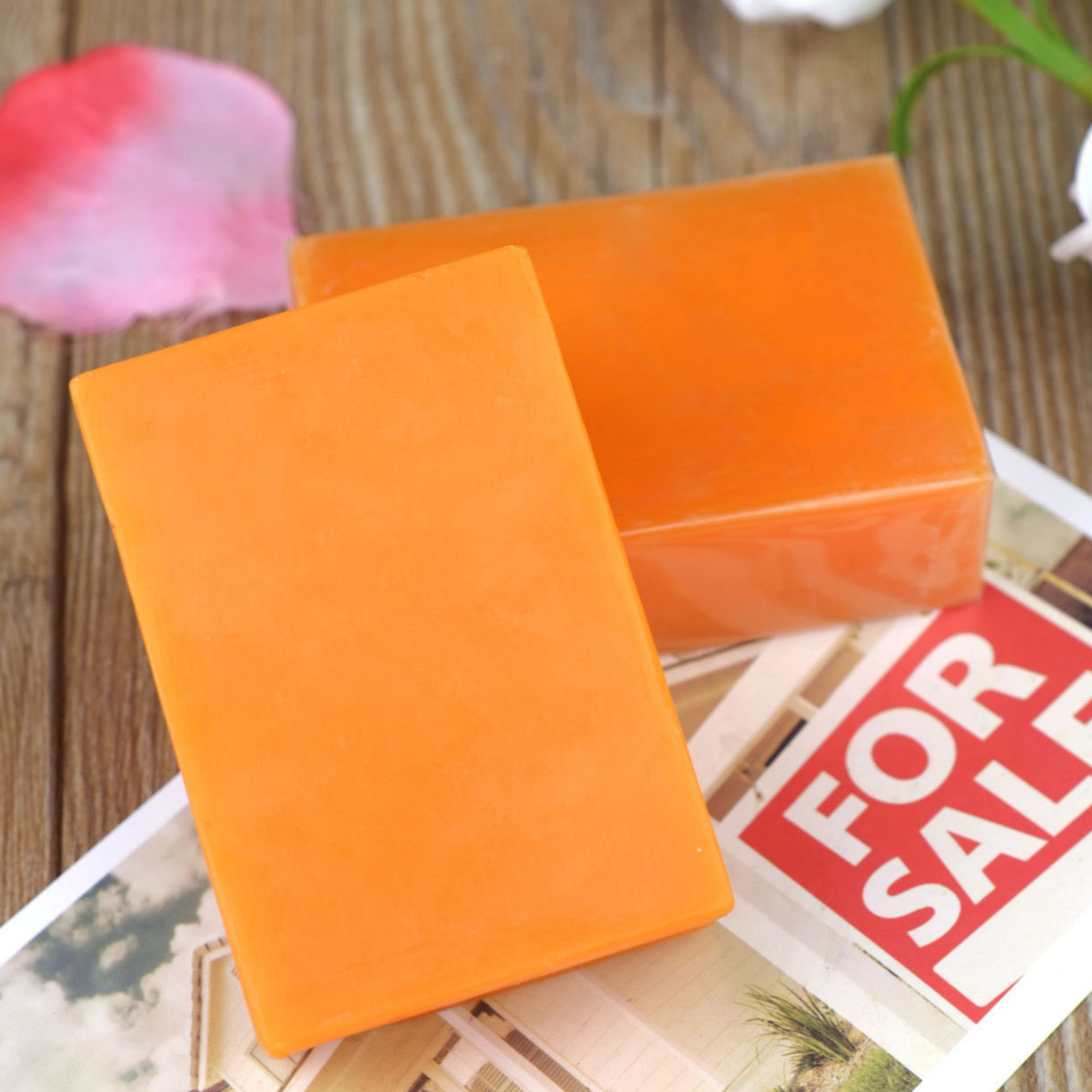 Alojalife-Turmeric Kojic Acid Handmade Soap (2 Pack)-Orange Color-Product Images