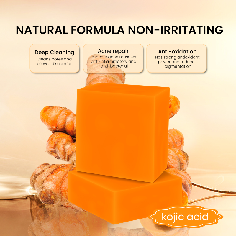 Alojalife-Turmeric Kojic Acid Handmade Soap (2 Pack)-Orange Color-Ingredient Analysis