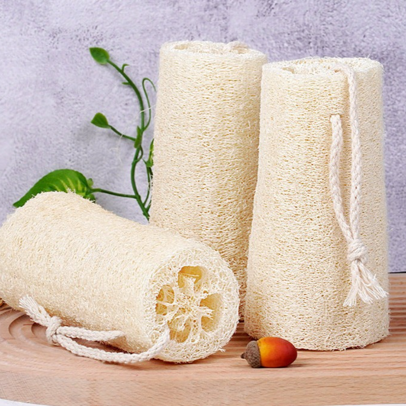 Natural Loofah Sponges for Shower Scrubbing