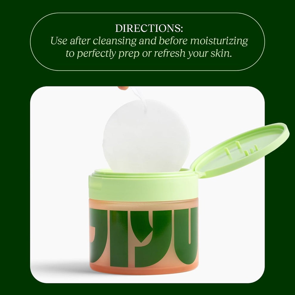 Toning Polish Pads - Korean Skincare for Dark Spots, Wrinkles & Dull Skin